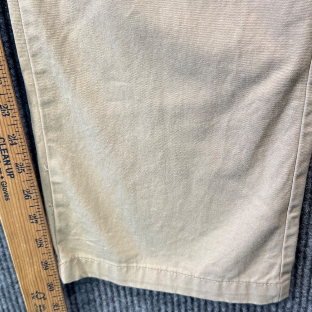 Old Navy Mens Broken-In Straight Chino Pants Khaki Tan 35x30 New - Picture 8 of 11